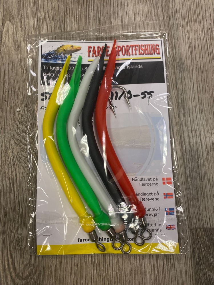 Kinetic Gummi-Makk Lose 5 Stück Gummimakks 4/0 - 12/0 Makk